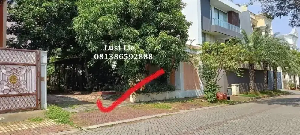 Kavling Katamaran Indah Pik luas 351 m, hoek