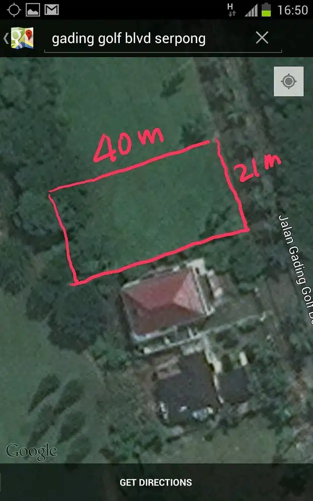 DIJUAL  Kavling Gading Golf Boulevard  Gading Serpong