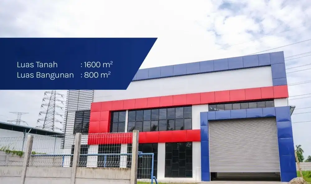 Gudang Baru Graha Balaraja 1600m2 Free IPL 12 Bulan dan 2 AC Kantor