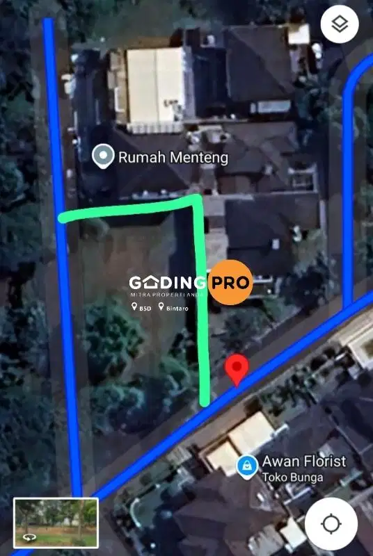 Tanah Kavling jual cepat siap Bangun Dikawasan Bintaro Jaya