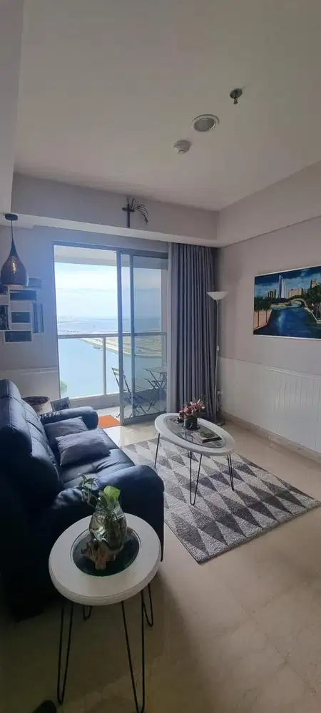 Dijual Apartemen Gold Coast PIK 1BR, 51m2, Furnish, Sea View