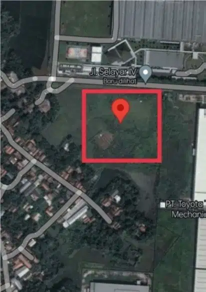 Kavling industri di kawasan MM2100 - Cibitung Bekasi Jawa Barat