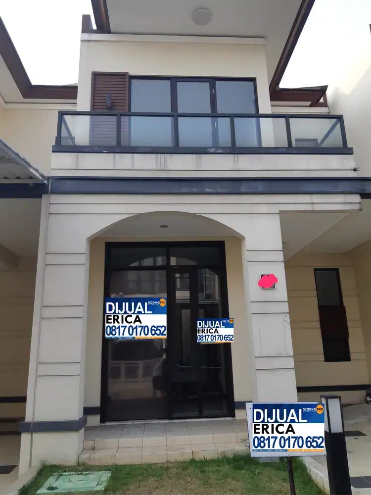 Dijual cepat rumah 2 lantai di Cluster Allura - Type A, Lavon 1