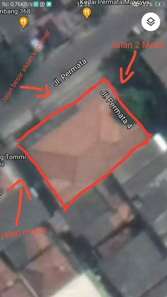 Rumah cocok buat usaha / gudang, Hook, Harga NJOP