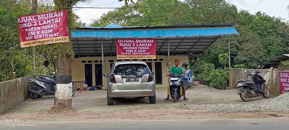 Bismillah dijual Murah Ruko 2 Lantai Balikpapan dekat Pintu Toll km 11 Karang joang