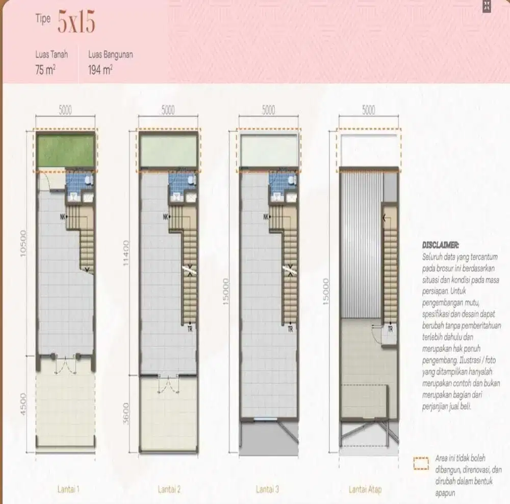 Disewakan Ruko Baru di Gading Bulevar Summarecon Crown Gading Bekasi