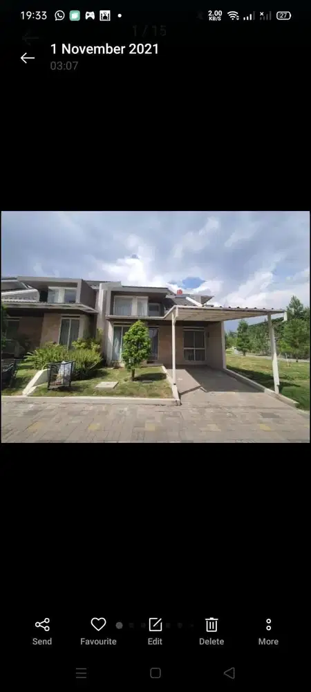 Rumah Siap Huni di Kota Baru Parahyangan Bandung