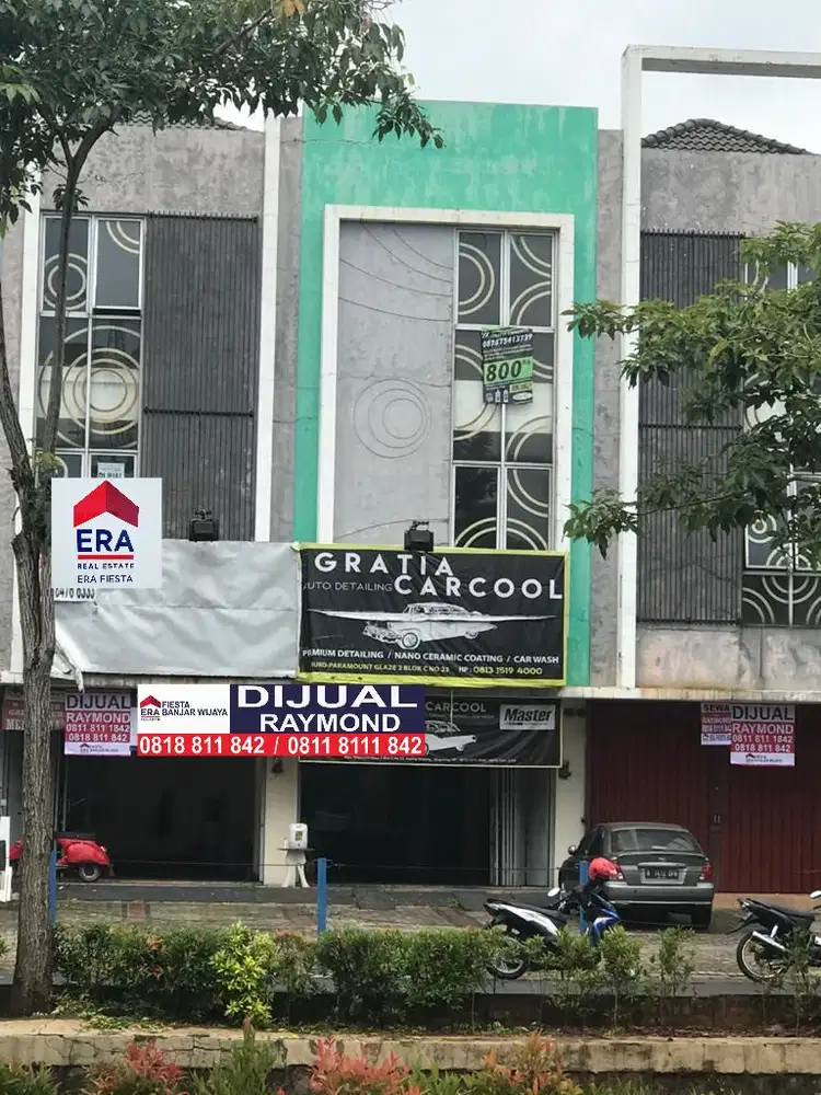 DIJUAL CEPAT RUKO GANDENG 2 HADAP JALAN RAYA  GLAZE 2 GADING SERPONG