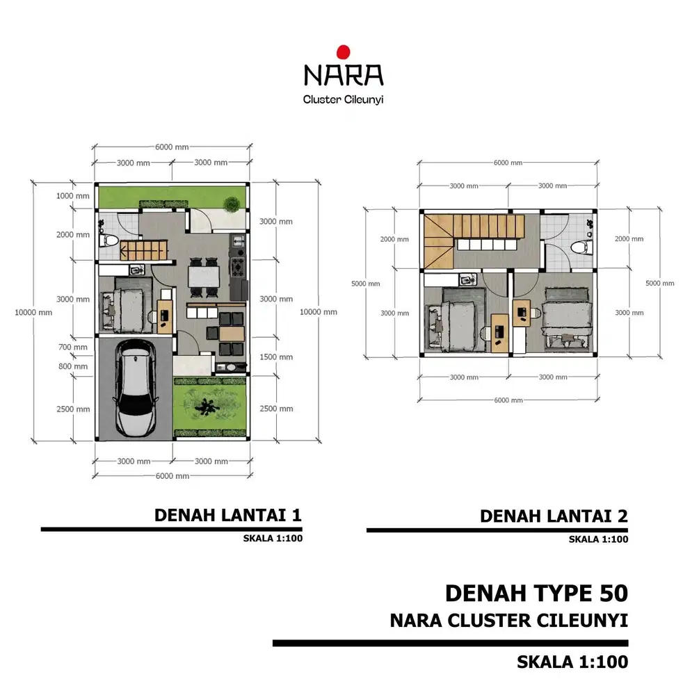Rumah 2 Lantai Murah Dekat Pintu Tol Cileunyi - Nara Cluster Cileunyi