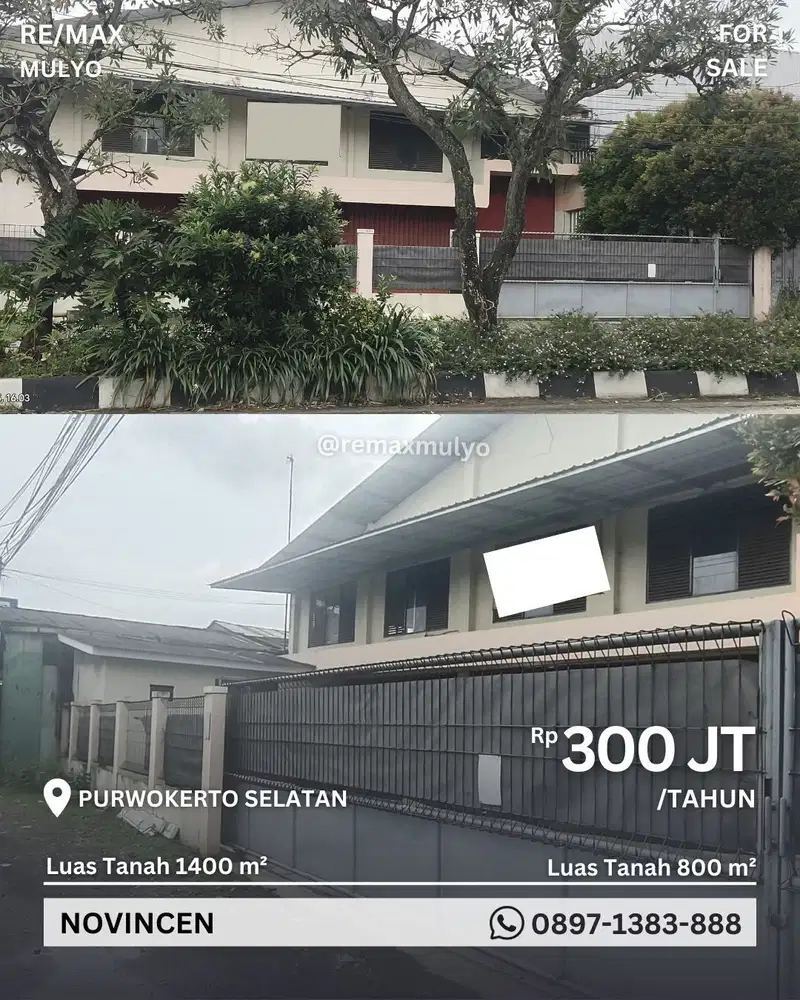 Disewakan Gudang Tepi Jalan Ramai