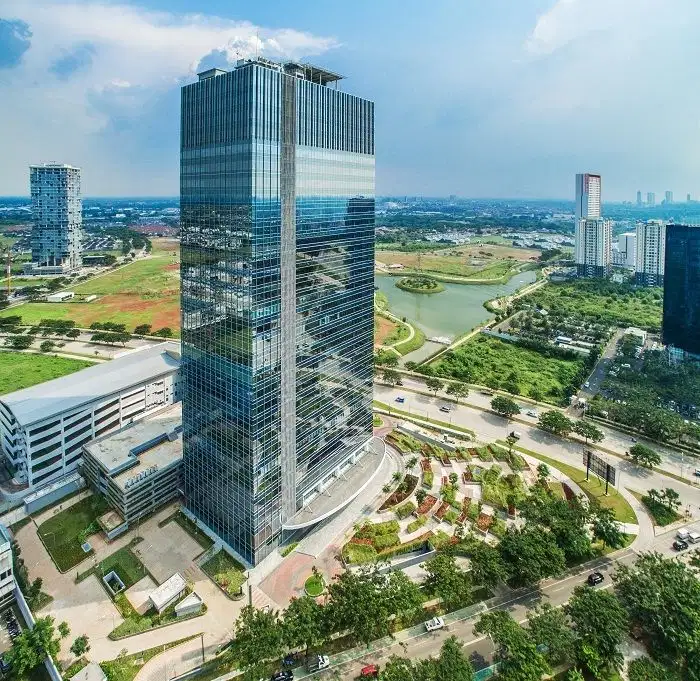 SEWA RUANG KANTOR GEDUNG PROMINANCE OFFICE TOWER TANGERANG SELATAN