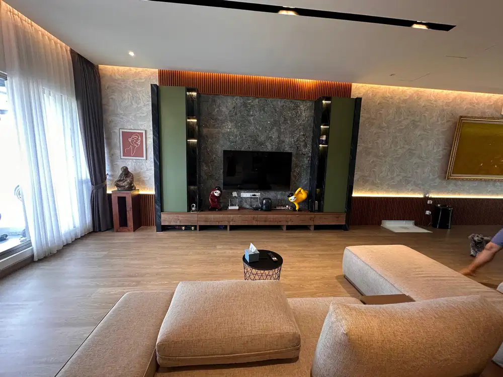 Rumah Golf Island Pik uk 8x25 Palm 2lt Full Furnished hrg 8,8M