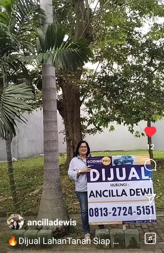 Dijual Tanah Siap Bangun LT 420 mtr BGV Kuta Kelapa Gading Jakarta Utara