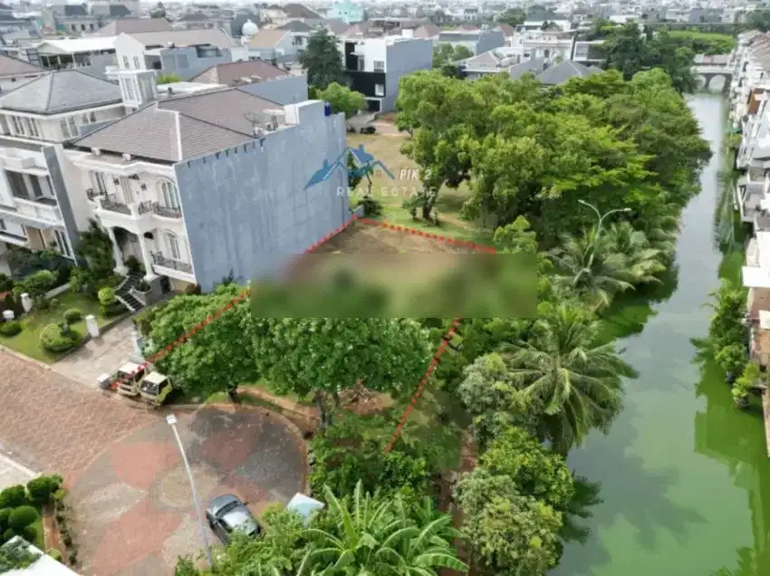 Kavling PIK 1 Lotus Palace Luas 772m2 Danau Hdp Selatan Hrg 52jt/m2