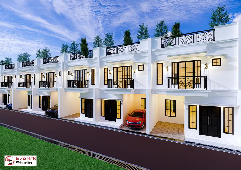 Dijual Rumah Cluster Classic Modern Rooftop di Pejaten Timur Jakarta