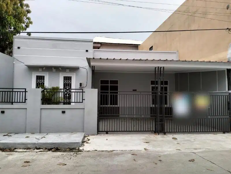 Rumah bangunan baru di taman harapan baru dekat harapan indah bekasi
