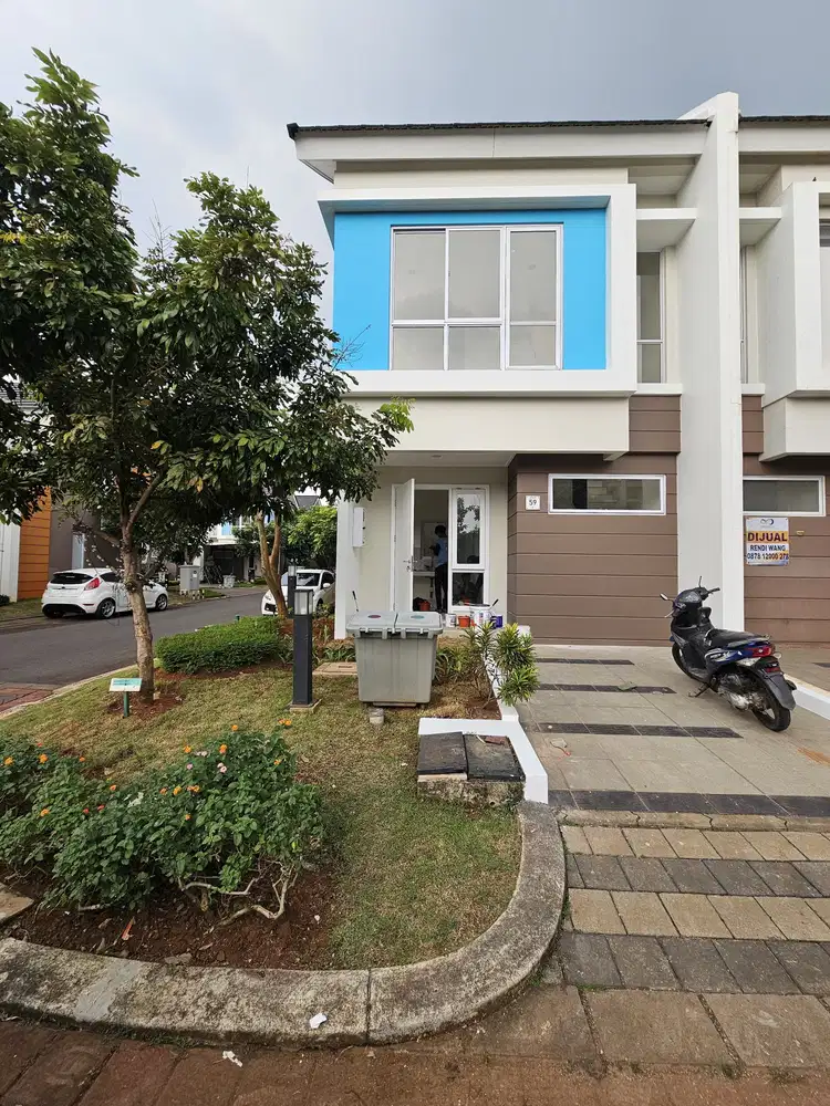 Rumah hook cakep siap huni di gading serpong