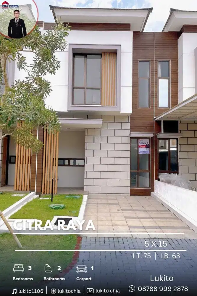 Disewakan Rumah Baru Siap Huni di Citra Raya Selangkah ke Mall