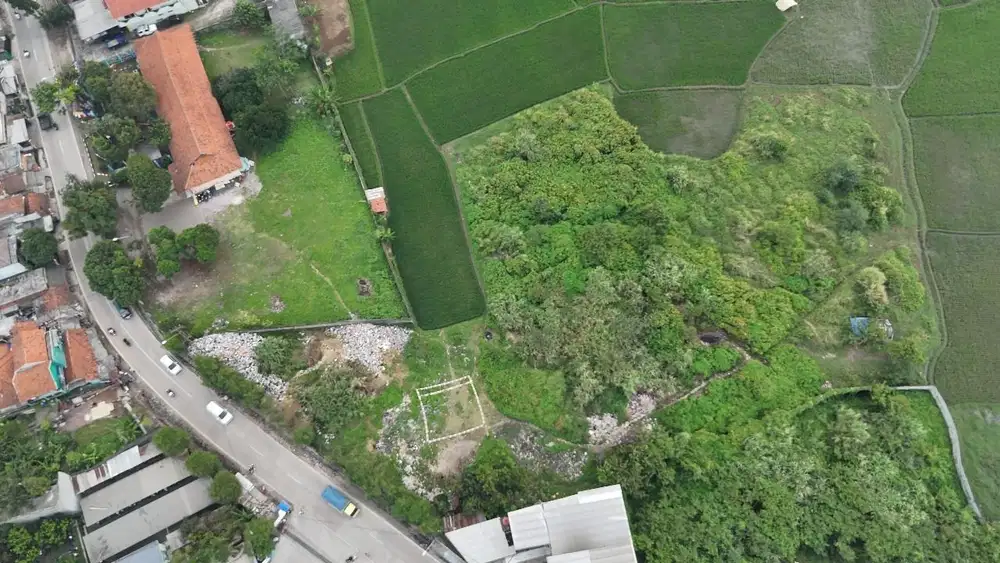 Tanah padat Murah di Raya nanjung Lagadar margaasih bandung