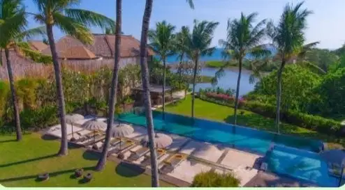 Dijual Luxury Villa Tradisional di Canggu Badung Bali view laut sungai