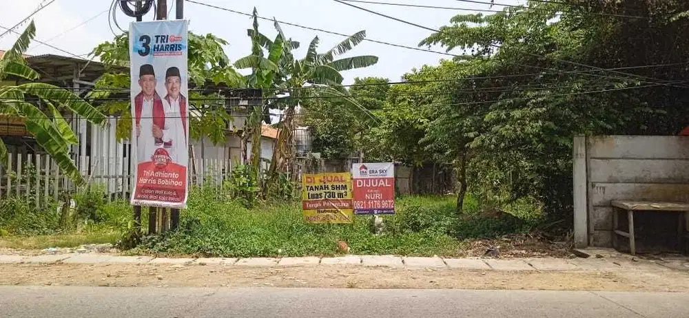 Tanah siap bangun di jalan H Agus Salim Bekasi