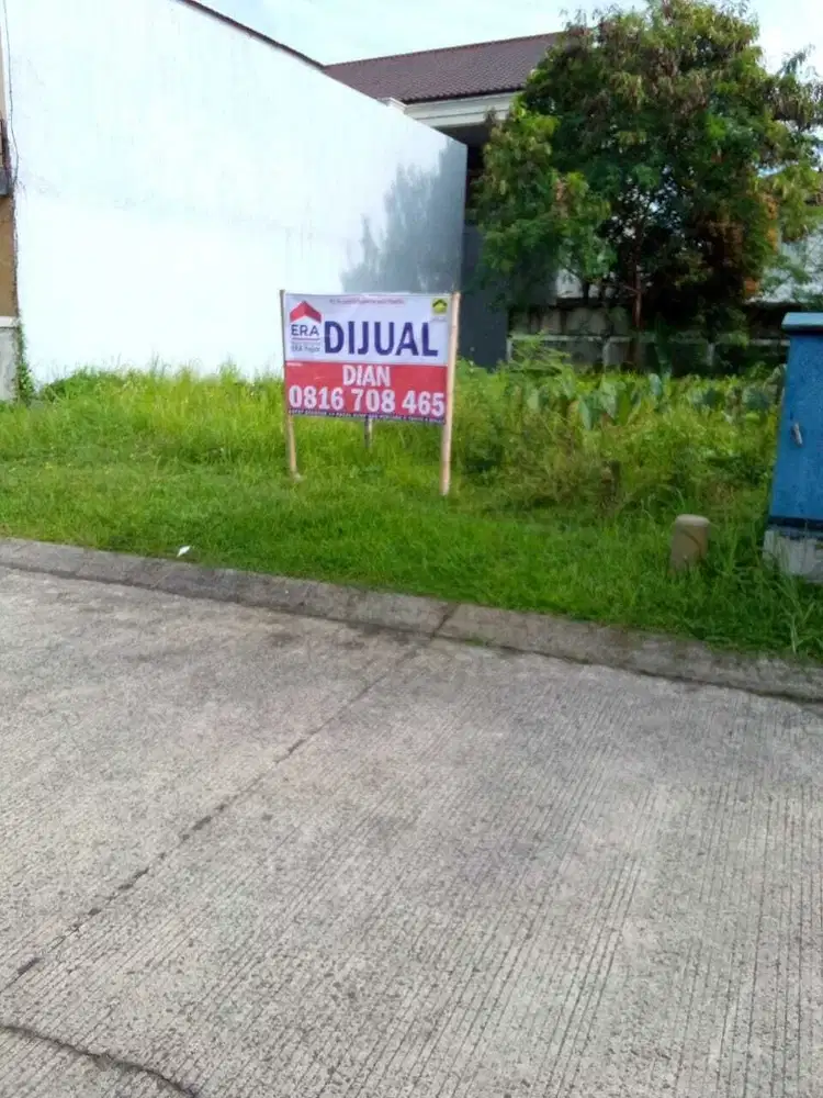 Tanah/kavling 265m SHM Jl Casablanca VIII Casablanca Sentul City Bogor