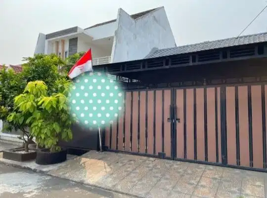 RUMAH CITRA 1 SEMI FURNISH 1,5 LANTAI DENGAN PEKARANGAN YANG LUAS