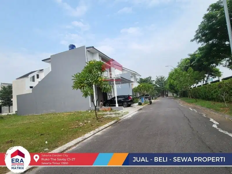 JUAL  Kavling Murah Meriah Depan Taman Lebar 170m2 Di Yarra Jgc