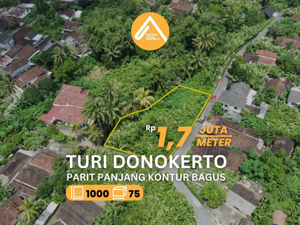 Jual Tanah Pekarangan Turi Sleman Parit Sejuk Mengalir