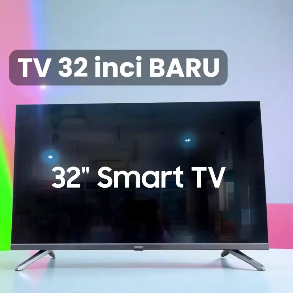 Smart TV Coocaa 32inci - kondisi baru dan segel