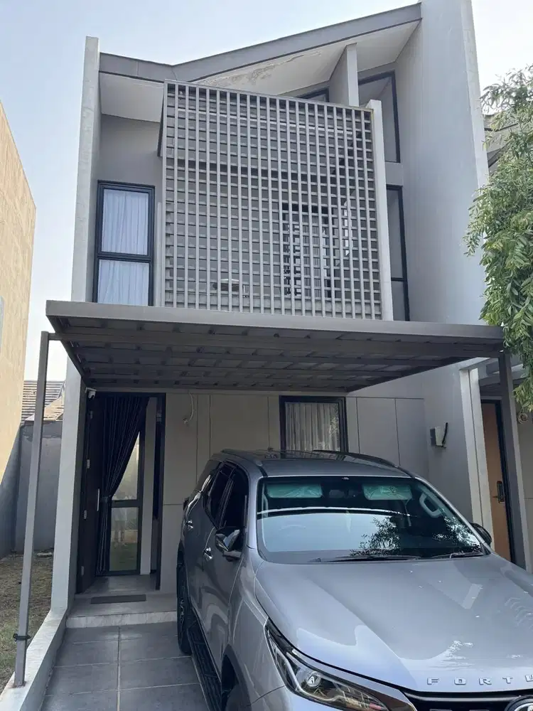Dijual cepat 1M rumah cluster baru 2 lantai furnished di grand wisata