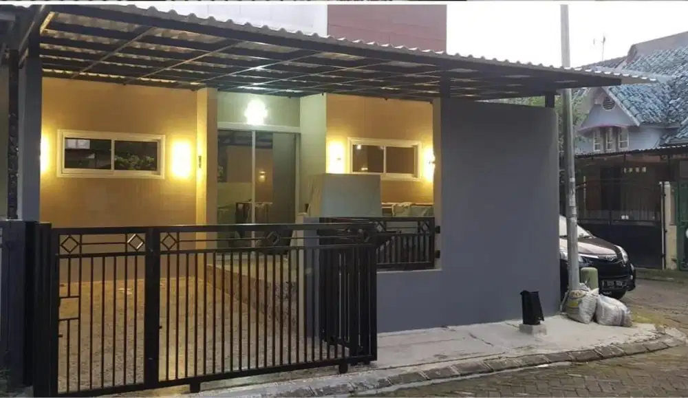 Di jual rumah hoek taman puspa fully furnished citra raya tangerang