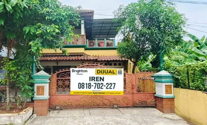 RUMAH MAKASAR JAKARTA BANGUNAN 2 LANTAI FULL SEMI FURNISH