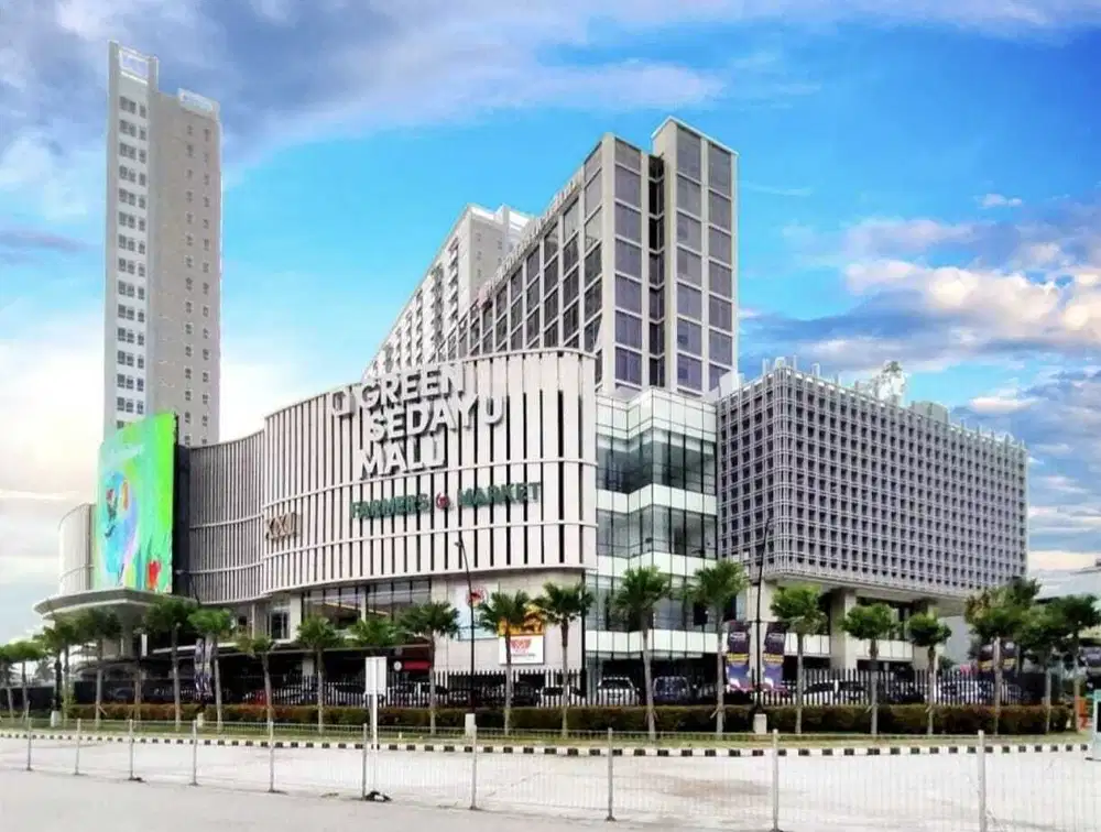 APARTEMEN GREEN SEDAYU 3 BR FULL FURNISH DEVELOPER AGUNG SEDAYU