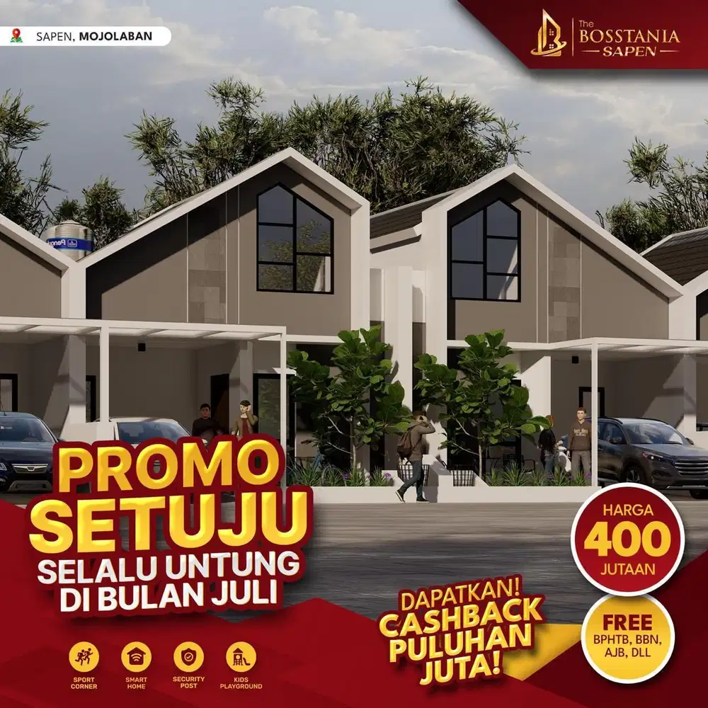 Hunian Eksklusif 1 Lt – Dkt Kampus UNS & Tol Palur, 450 Juta Nett