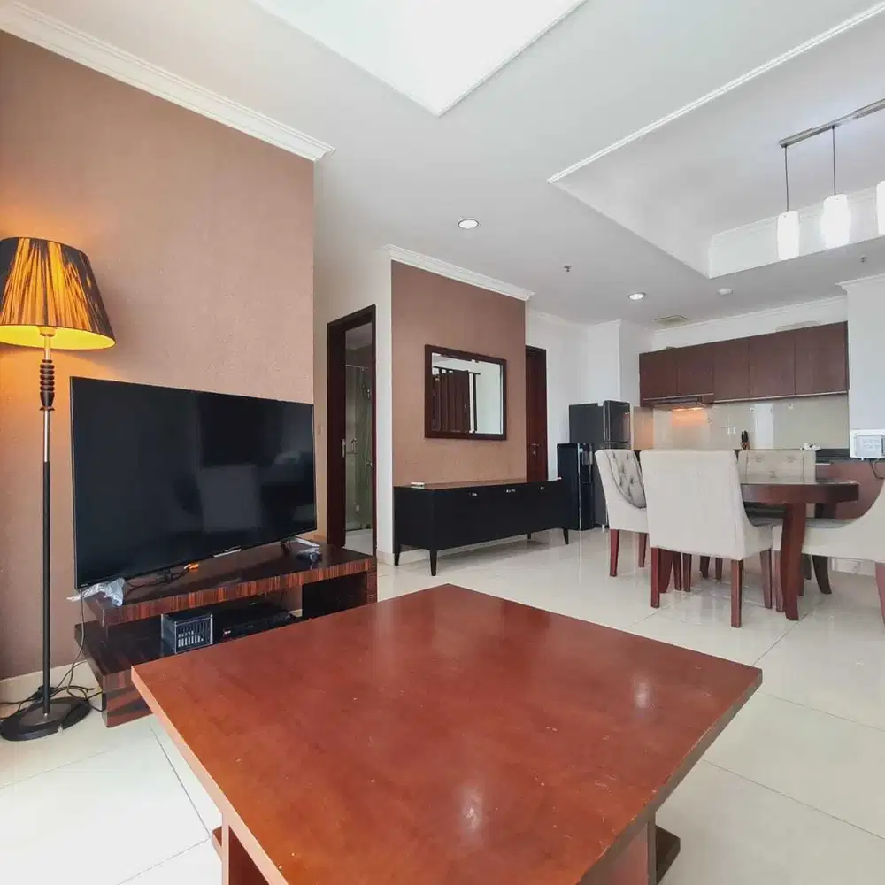 Apartemen Kuningan City Denpasar 2BR Dijual Furnish Siap Huni