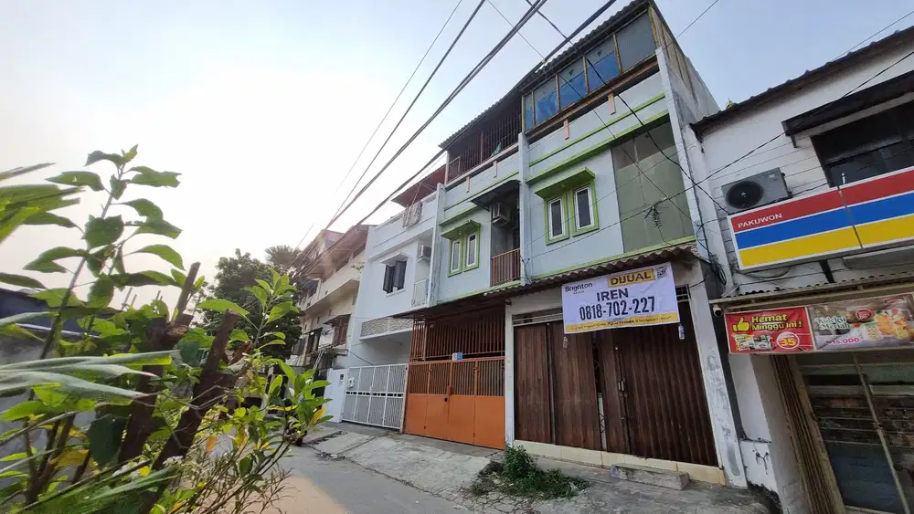 RUKO JELAMBAR 3 LANTAI KOSONG COCOK UNTUK KANTOR ATAU USAHA LAINNYA