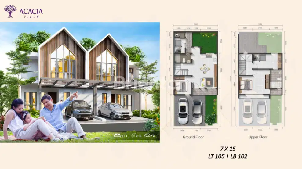 JUAL AERO VILLE CLUSTER LAVIA LIVING TIPE ELYSIA