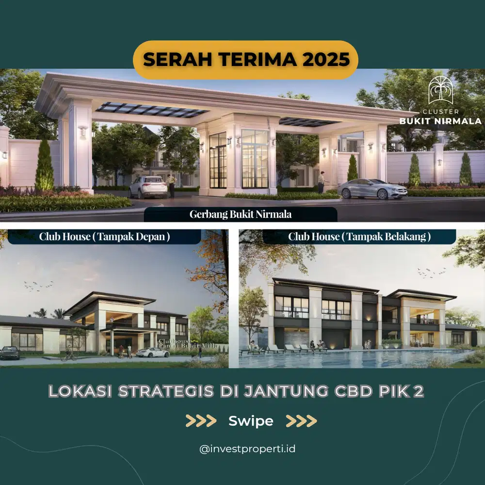 Rumah Cantik Lokasi Strategis Cbd Pik2 Bisa Kpr Lokasi Terdepan