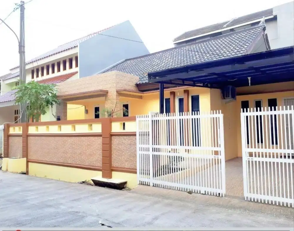 Dijual rumah siap huni bagus di pekayon LT 154 LB 120 nebas banjir