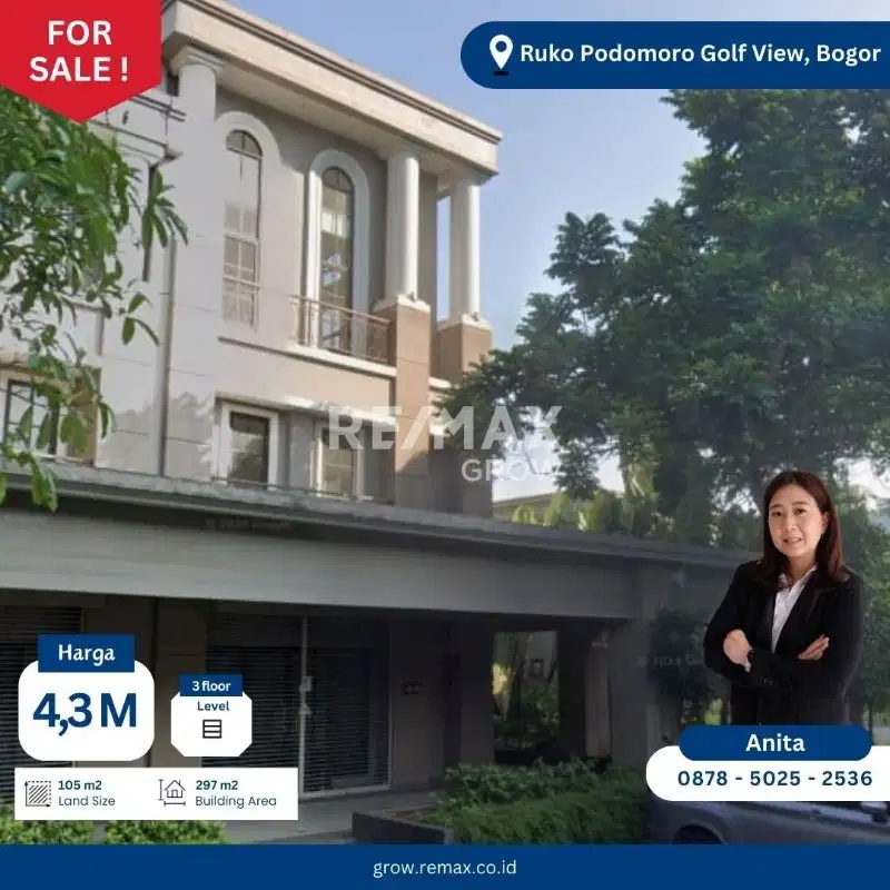 Di Jual Cepat Ruko Hook Podomoro GOLF VIEW