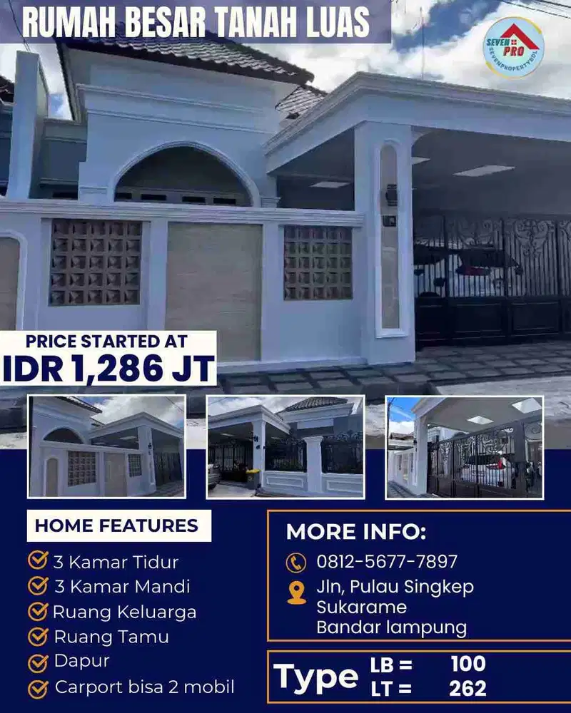 RUMAH BESAR TANAH SANGAT LUAS LOKASI STRATEGIS