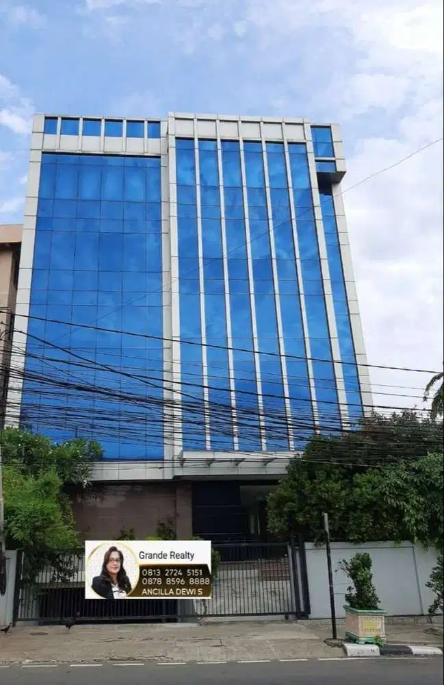 Dijual/sewakan Gedung Baru Lt 800 m2 Jakarta Pusat