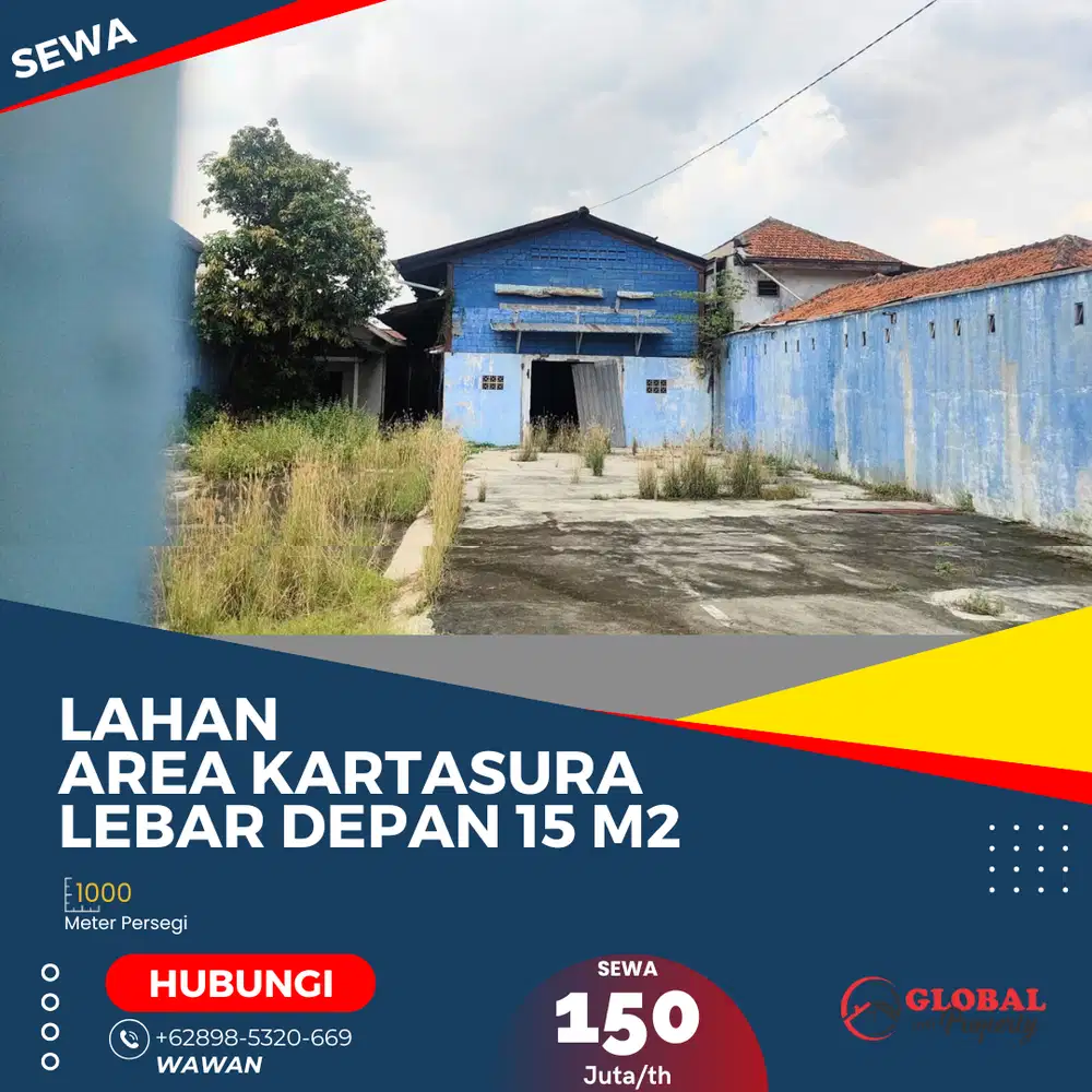 Lahan Area Kartasura Cocok Untuk Minimarket
