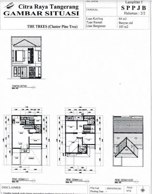 RUMAH 2 LANTAI CLUSTER NEO PINE TREE DIJUAL HARGA NEGO