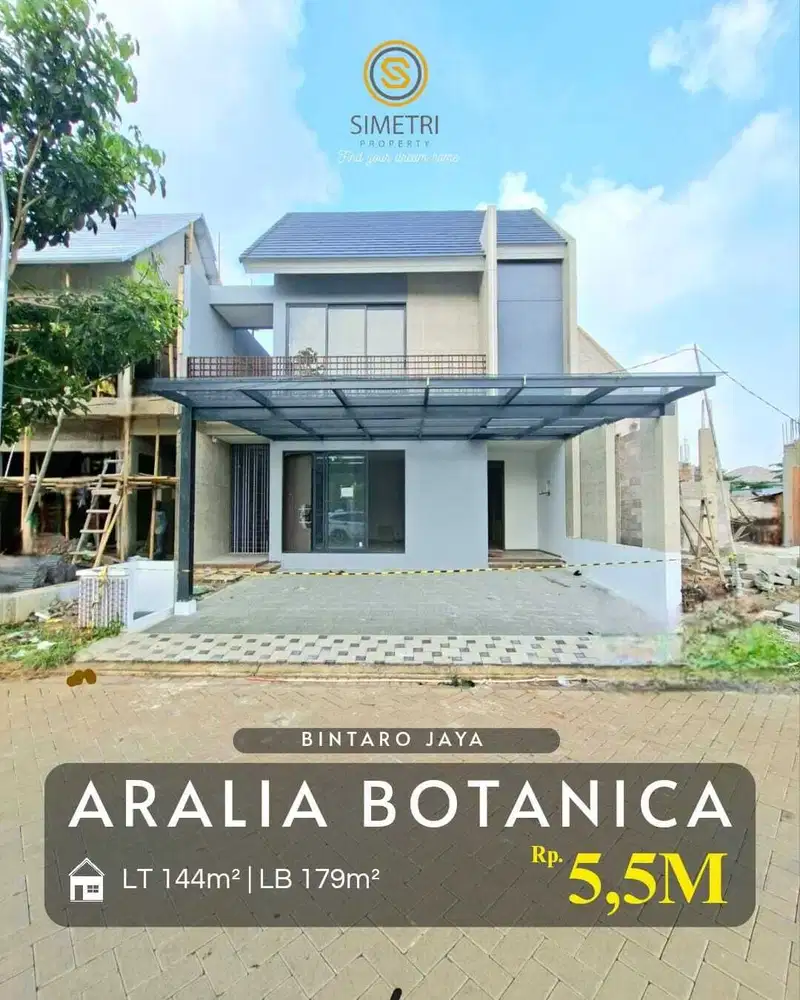 Ready 3 Unit Botanica Aralia  Brand New Primary House at Bintaro Jaya