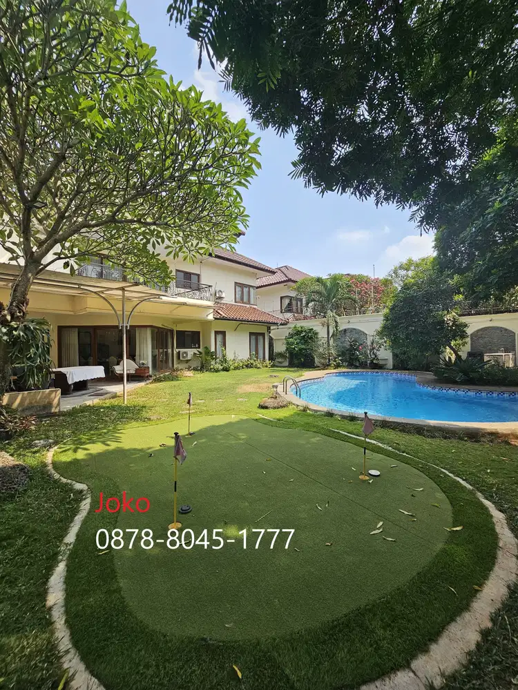 Rumah Mewah Model Resport Dalam Komplek Elit Area Ampera, Kemang