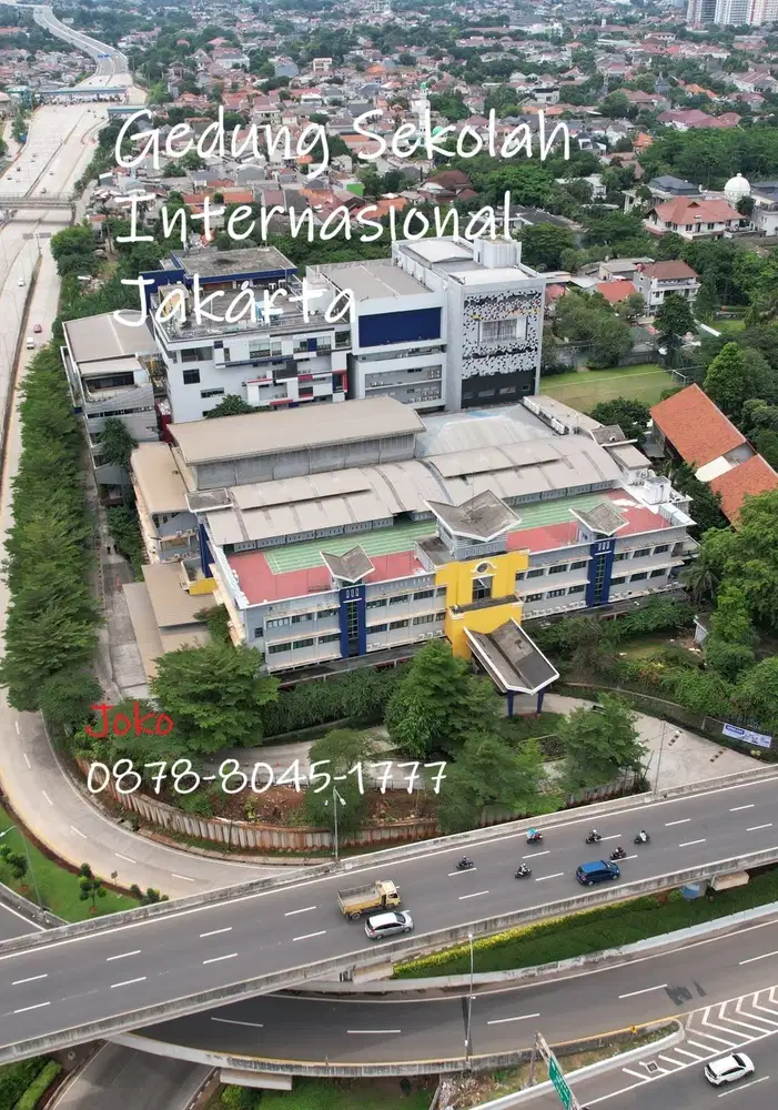 Gedung Sekolah Internasional Megah di Cilandak, Jakarta Selatan