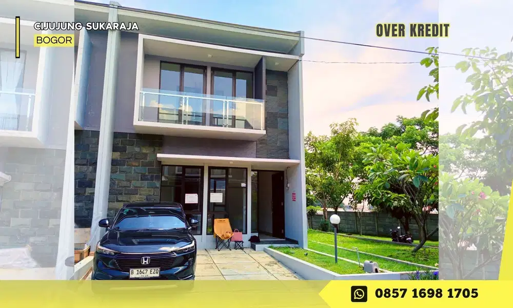 Jual Rumah Hook Over Kredit 85JT Graha Laras Sentul dkt Pemda Bogor