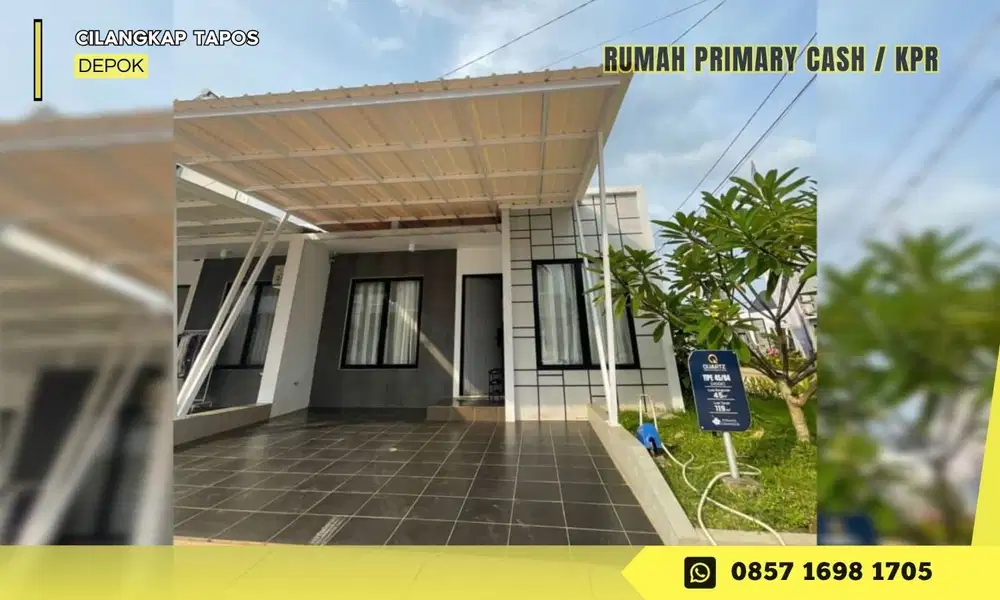 Jual Rumah SIAP HUNI FREE Biaya-biaya Strategis di Permata Cimanggis
